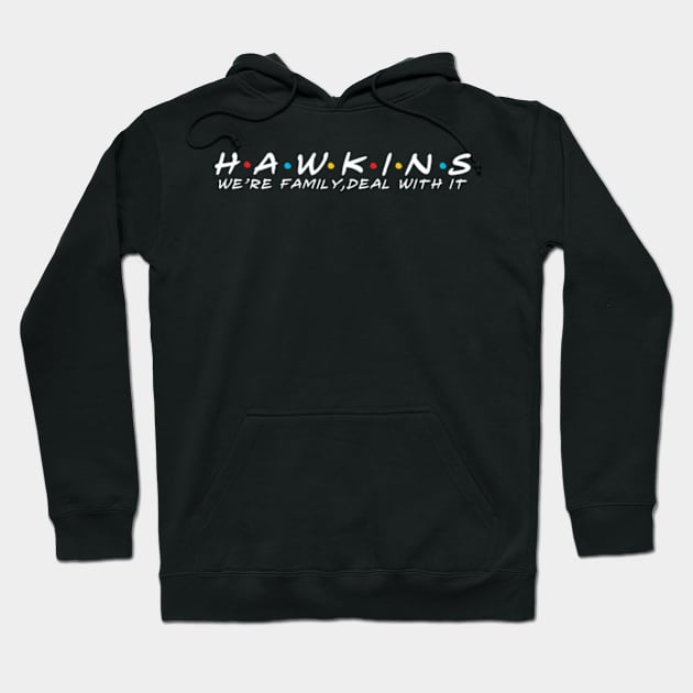 The Hawkins Family Hawkins Surname Hawkins Last name Hoodie by TeeLogic